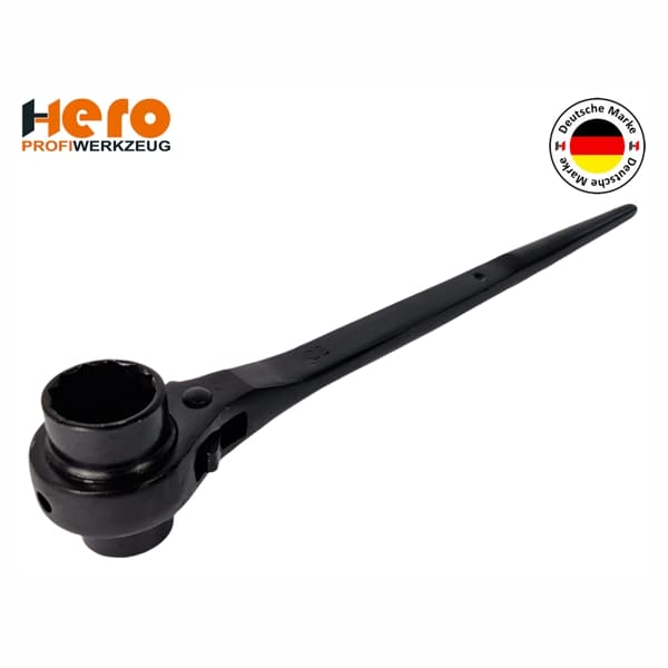 Gerüstratsche 19-22mm Gerüstknarre Doppel Gerüstbauratsche Ratschen Nuss