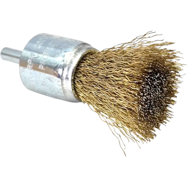 5x Pinselbürste Drahtbürste Messing 30mm Rundbürste für Bohrmaschine HERO