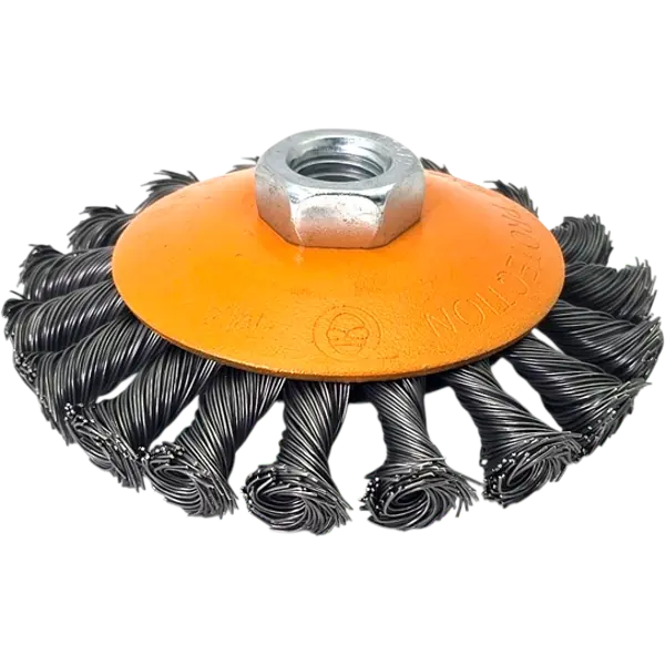 Kegelbürste Drahtbürste gezopft 100mm M14 Rundbürste HERO für Winkelschleifer