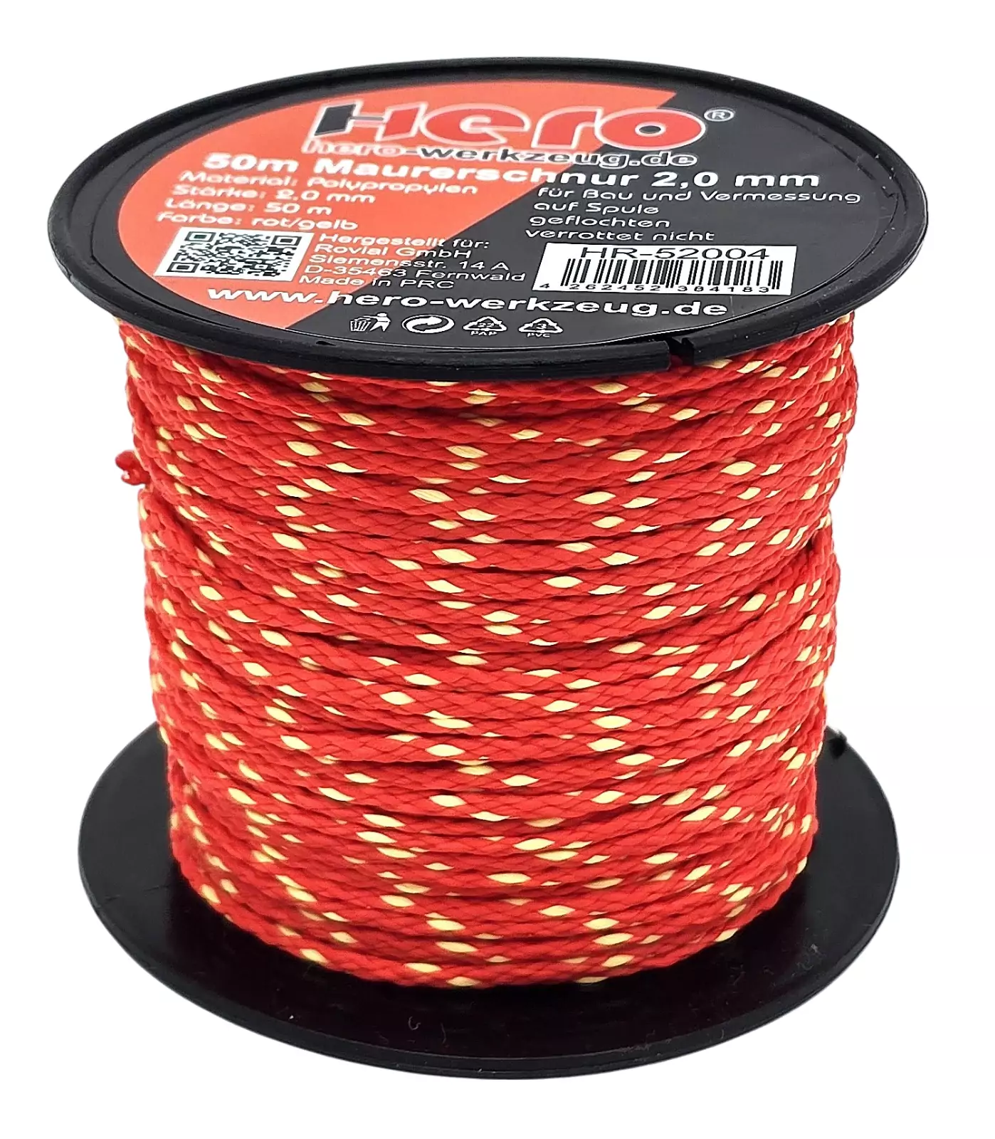 250m Pflasterschnur 2mm Verlegeschnur Lotschnur Bauschnur Maurerschnur Seil