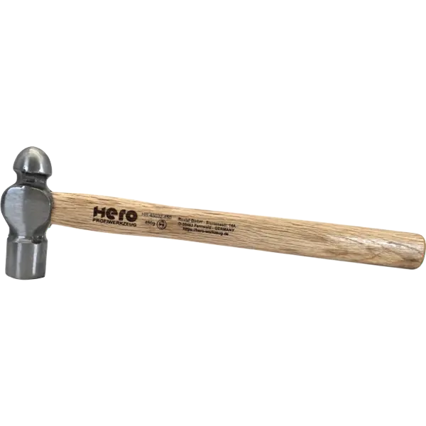 Ausbeulhammer Kugelhammer 450g Ingenieurhammer Holz-Stiel HERO Professional