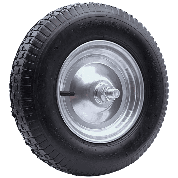 Schubkarrenrad Ersatzrad Luftrad 4.80/4.50-8 6PR Reifen 20mm Achsloch