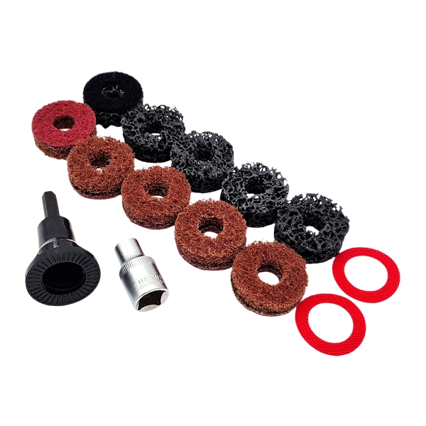 Radnabenschleifer Stehbolzen Radmutterbolzen 14-tlg Satz Radnaben Reinigung