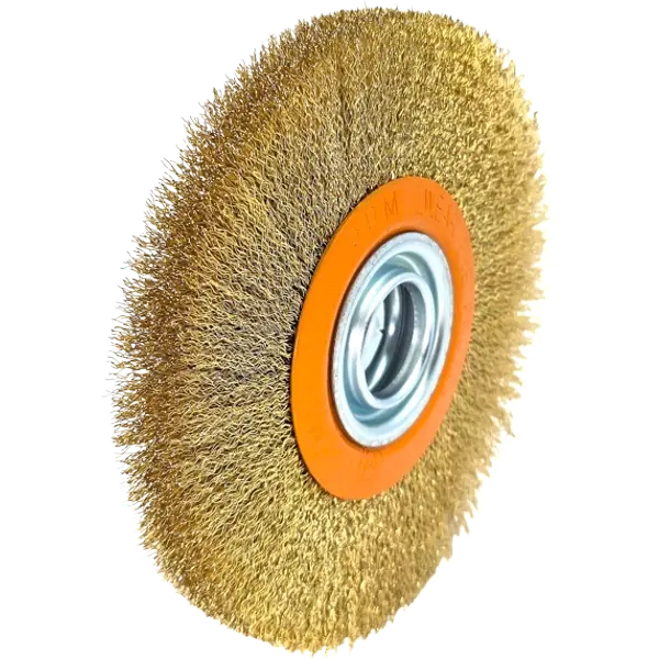 Rundbürste Schleifbock 175mm Scheibenbürste Drahtbürste Stahlbürste HERO