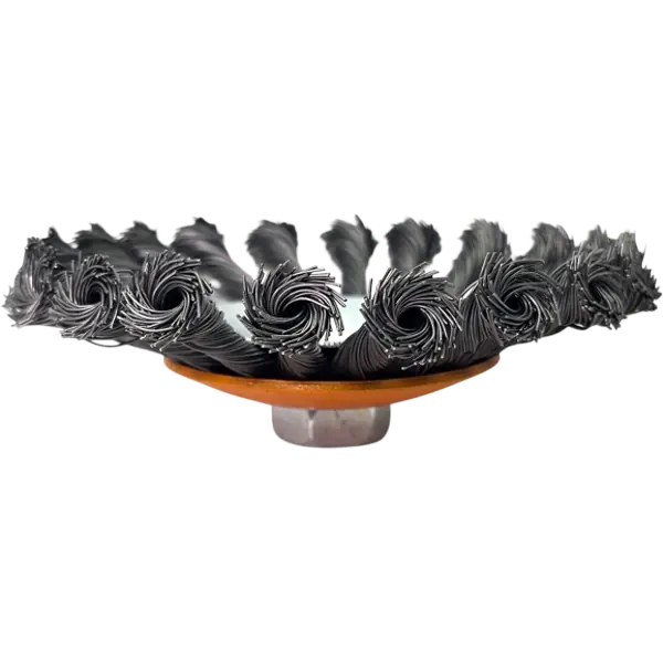 Kegelbürste Drahtbürste Rundbürste 125mm M14 HERO gezopft für Winkelschleifer