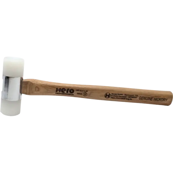 Schonhammer Ausbeulhammer Nylon Schlagkopf 30mm Hickory HERO Premium Hammer