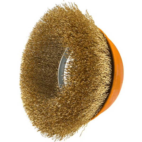 Topfbürste Rundbürste 125 mm M14 HERO Drahtbürste Stahldraht für Winkelschleifer