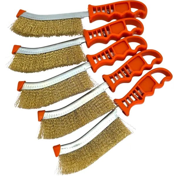 5x Bremssattelbürste Messingbürste Drahtbürsten Handbürste 250mm Bürste HERO