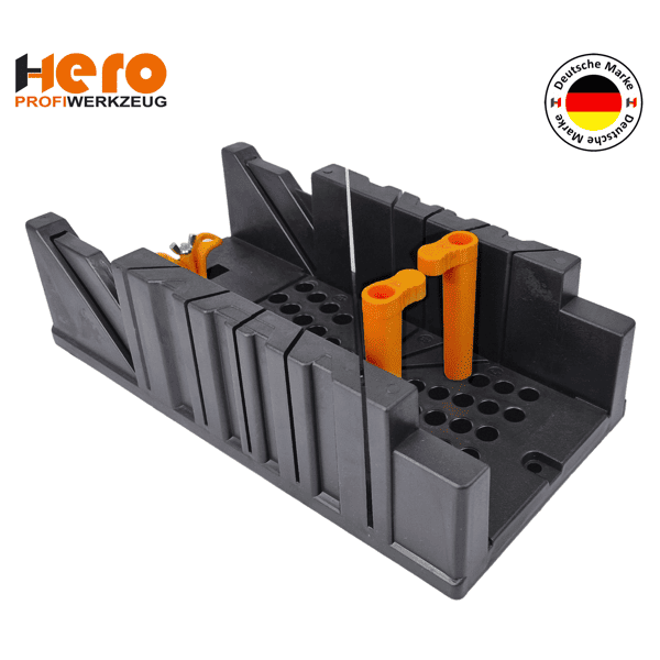 Schneidlade Gehrungslade mit Haltenocken ABS Kunststoff 325x165x95mm