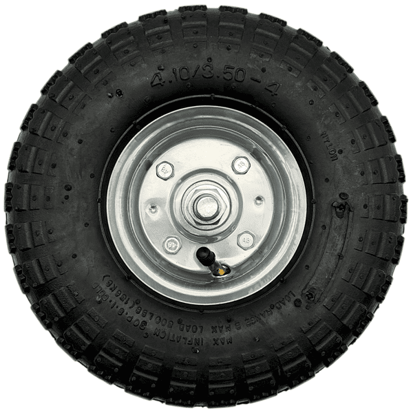 Sackkaren Ersatzrad Luftrad 4.10/3.50-4 4PR Reifen 16mm Achsloch Kompressor