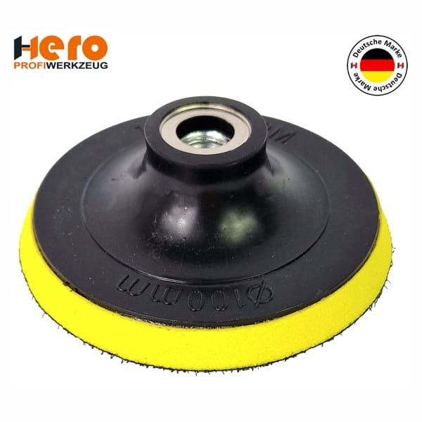 Polierteller Klett 100mm Stützteller M14 Schleifteller für Winkelschleifer 