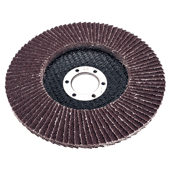 10x Fächerschleifscheibe 125mm K60 ALU OXIDE HERO Premium Lamellenscheibe