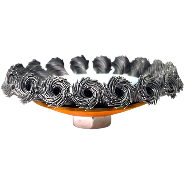 Kegelbürste Drahtbürste gezopft 100mm M14 Rundbürste HERO für Winkelschleifer