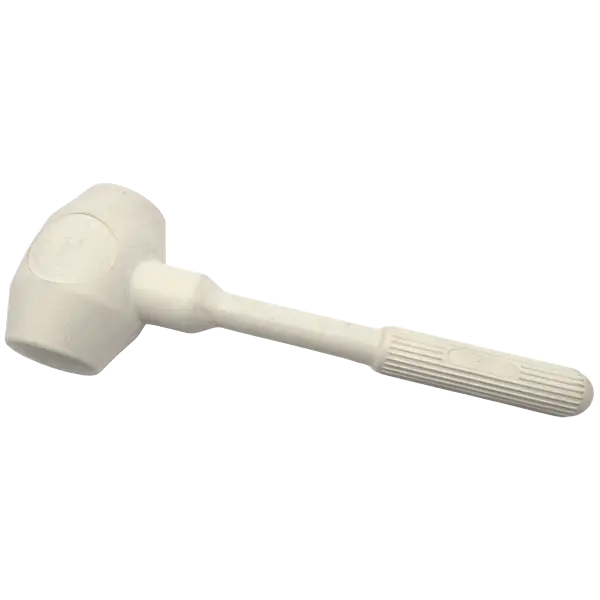 Gummihammer Fliesenhamme Verlegehammer weiß 500g Schonhammer HERO Premium