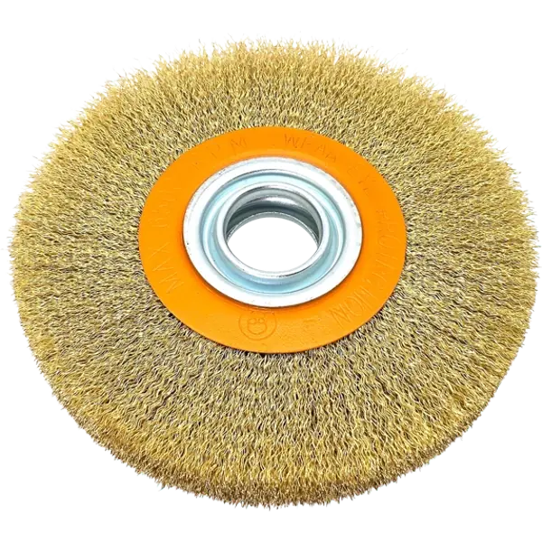 Rundbürste Schleifbock 175mm Scheibenbürste Drahtbürste Stahlbürste HERO